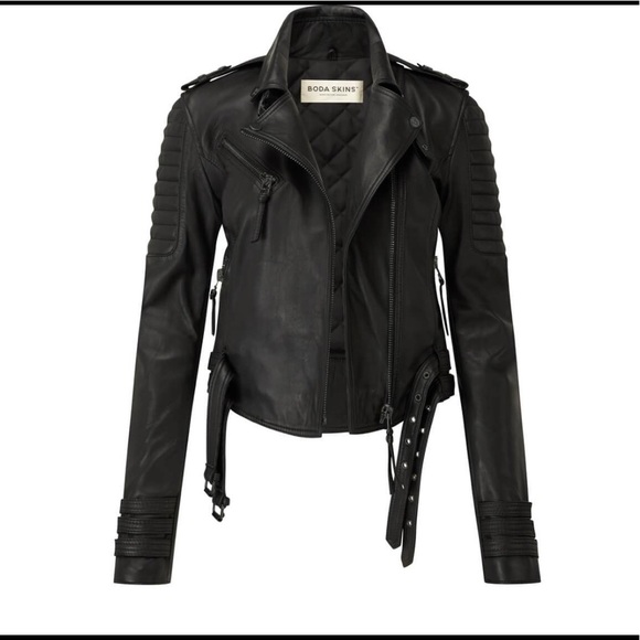 Boda Skins Jackets & Blazers - NWT - Boda Skins Jaws Leather Jacket